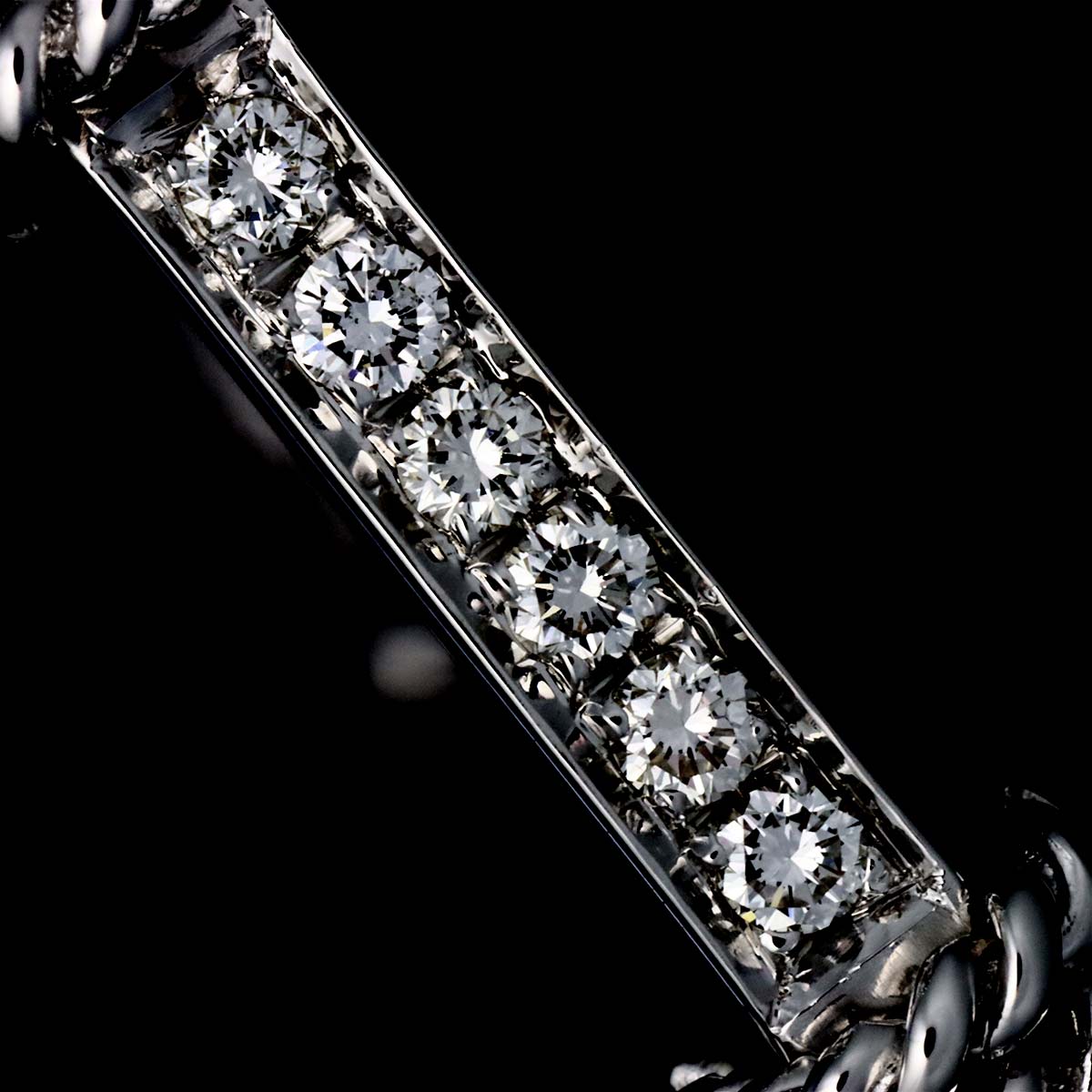 Diamond 0.87ct Bracelet 18K White Gold 750