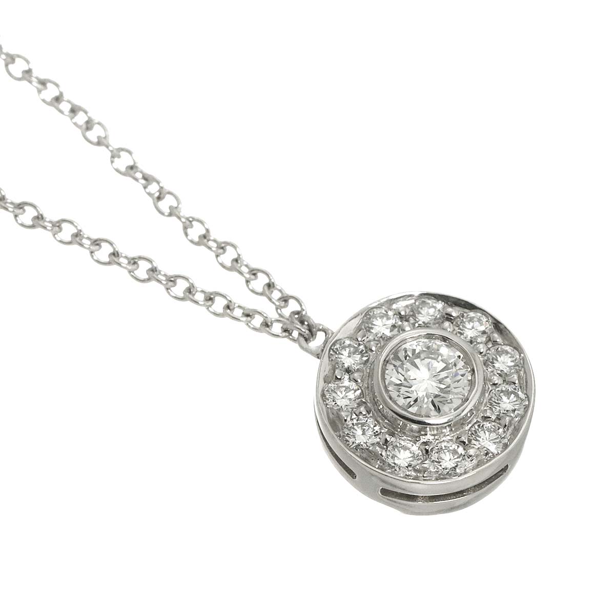 Circlet Diamond Necklace Platinum