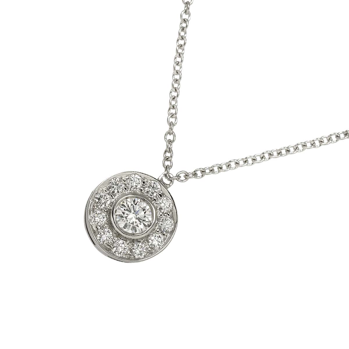 Circlet Diamond Necklace Platinum