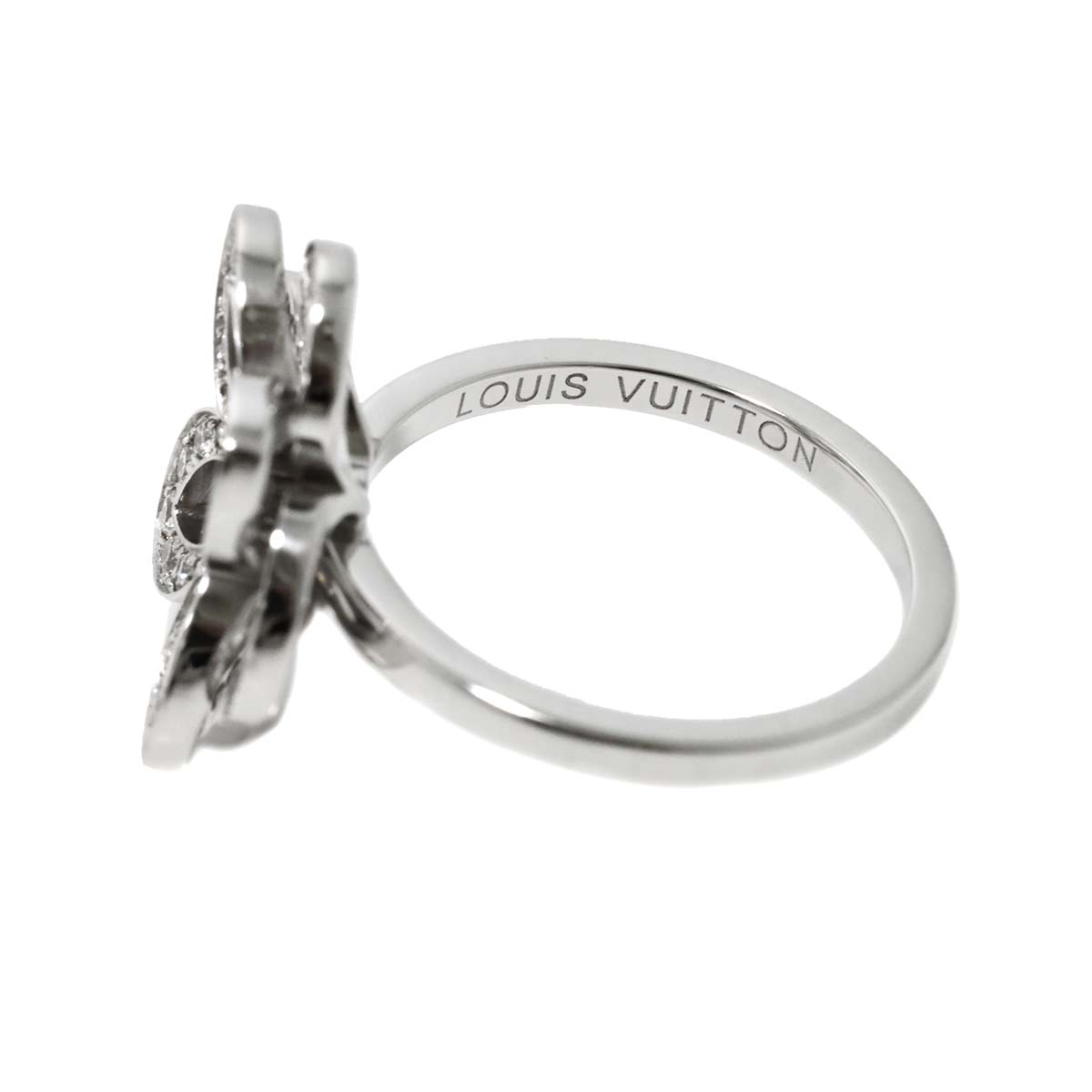 Berg Sapphire Diamond Ring 18K WG 750 size49 4.75-5(US)