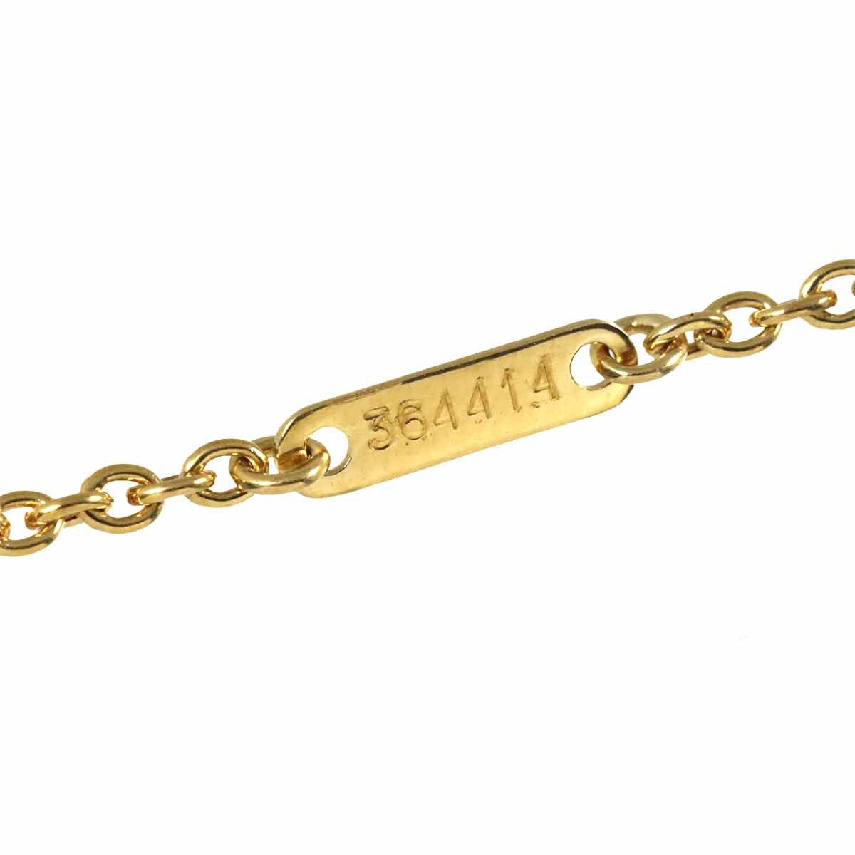 Garnet Diamond Necklace 18K YG 750