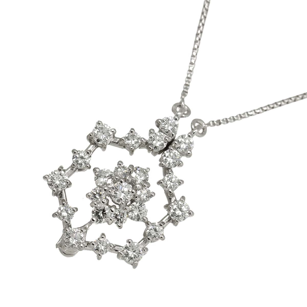 Diamond 1.00ct Necklace Platinum