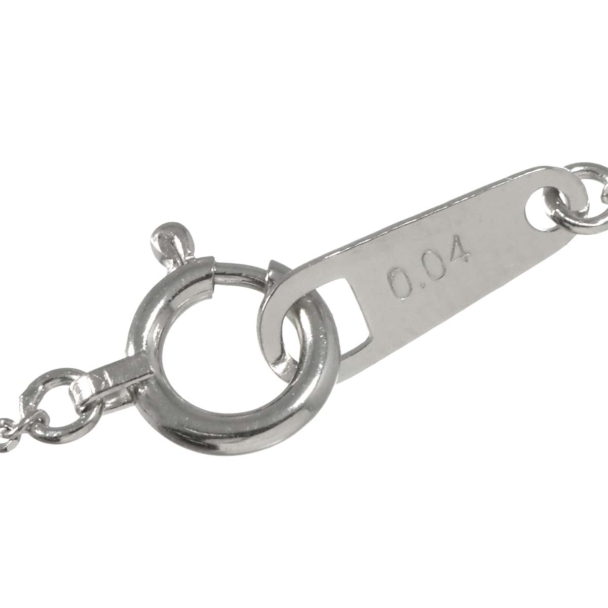 Akoya Pearl 7.5mm Diamond 0.04ct Necklace 18K WG 750