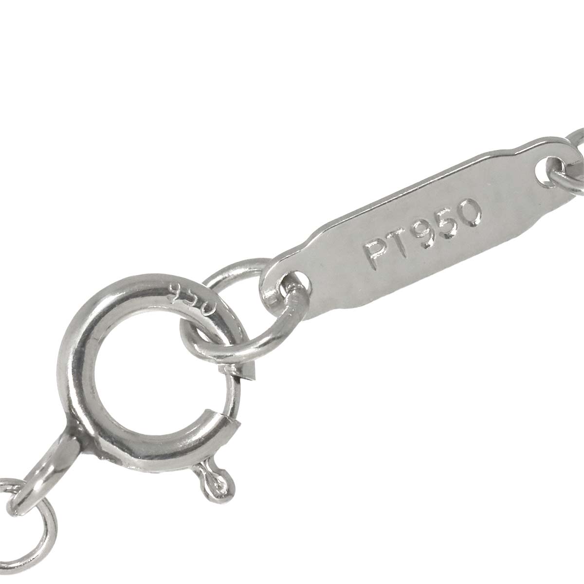 Sentimental Heart Sapphire Diamond Necklace Platinum