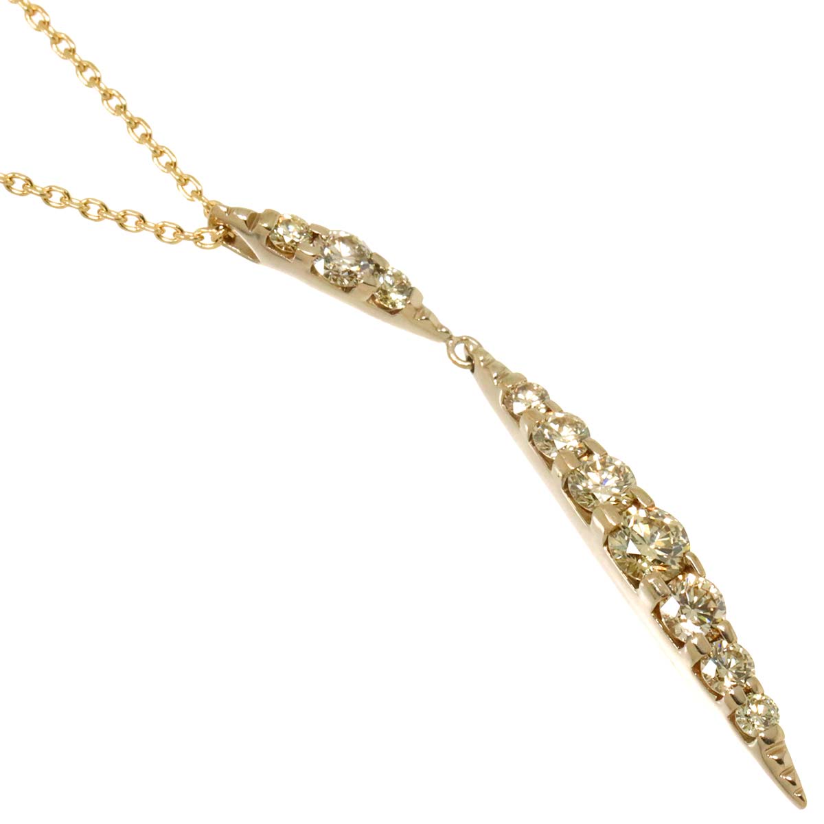 BrownDiamond 1.00ct Necklace 18K Brown Gold 750