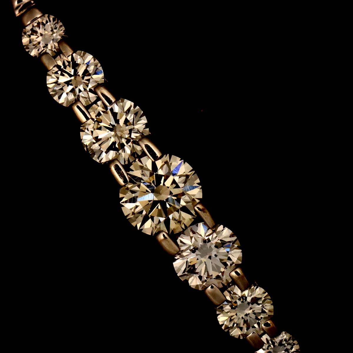 BrownDiamond 1.00ct Necklace 18K Brown Gold 750