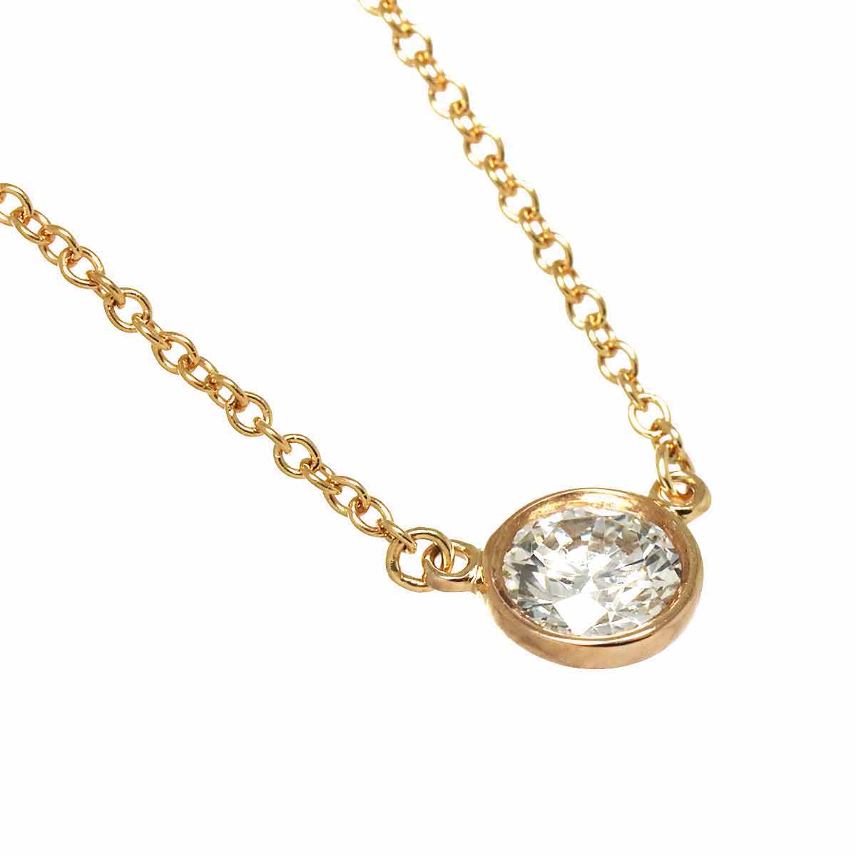By The Yard Diamond Necklace 18K PG 750