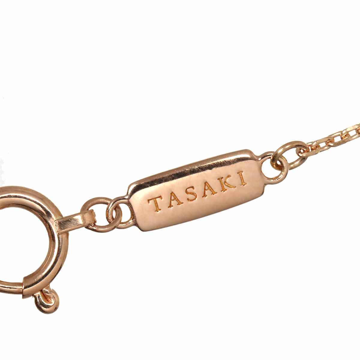 Freshwater cultured pearl 3.8-2.9mm Necklace 18K Pink Gold 750