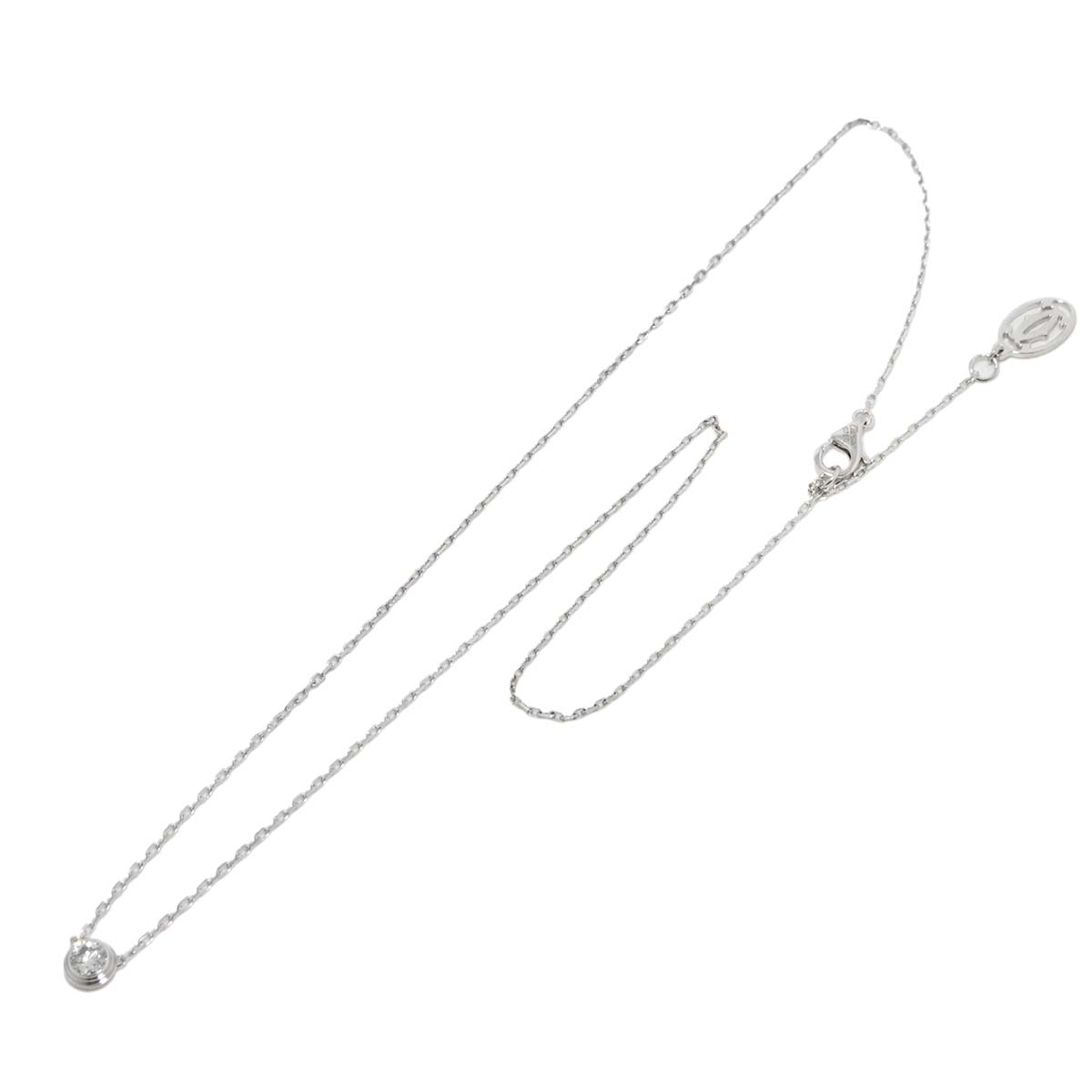 d Amour Diamond LM Necklace 18K WG 750