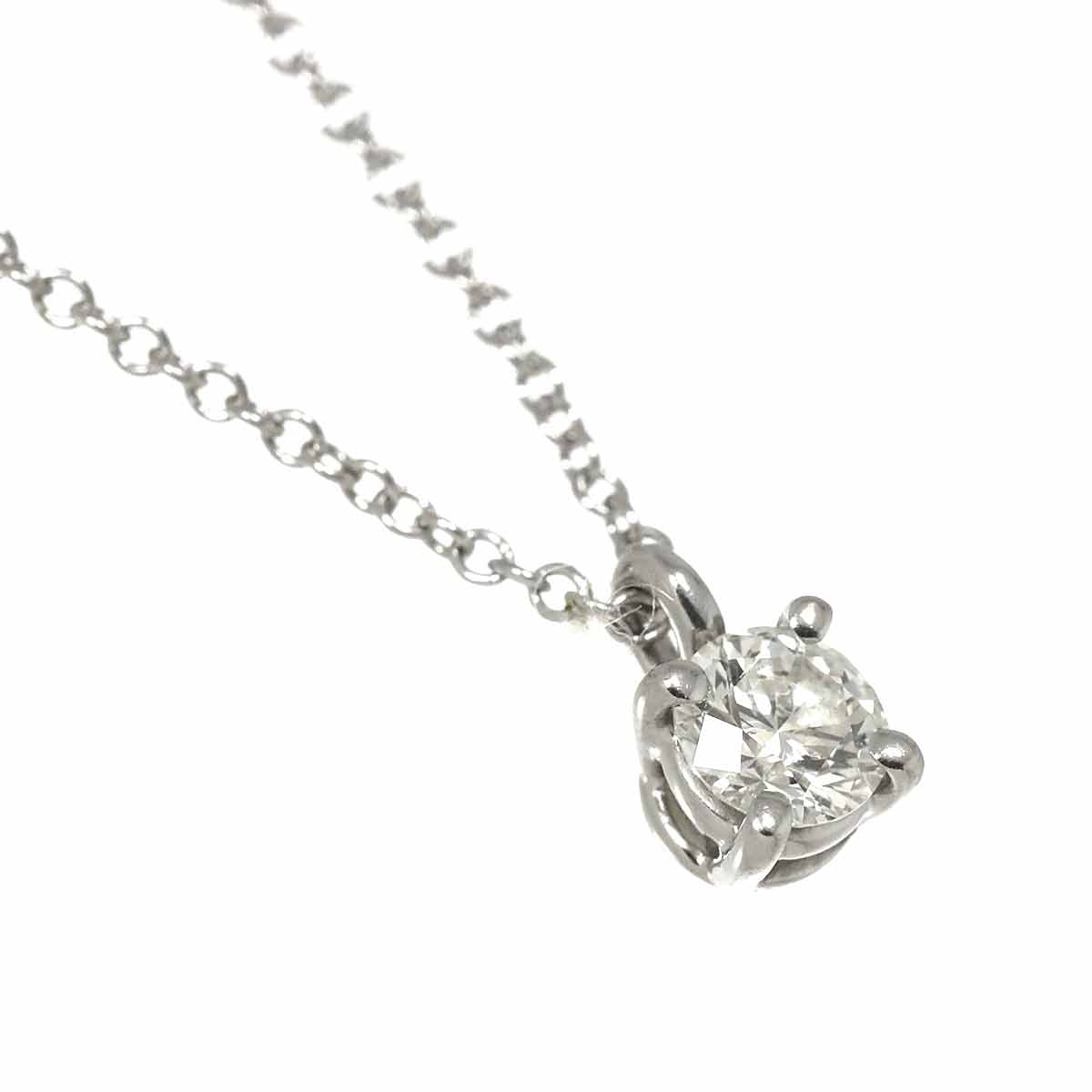 Diamond 0.23ct H/VVS1/EX Necklace Platinum