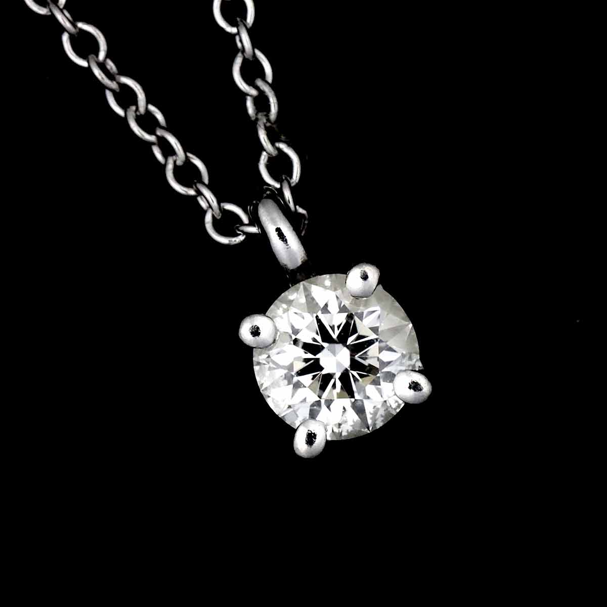 Diamond 0.23ct H/VVS1/EX Necklace Platinum