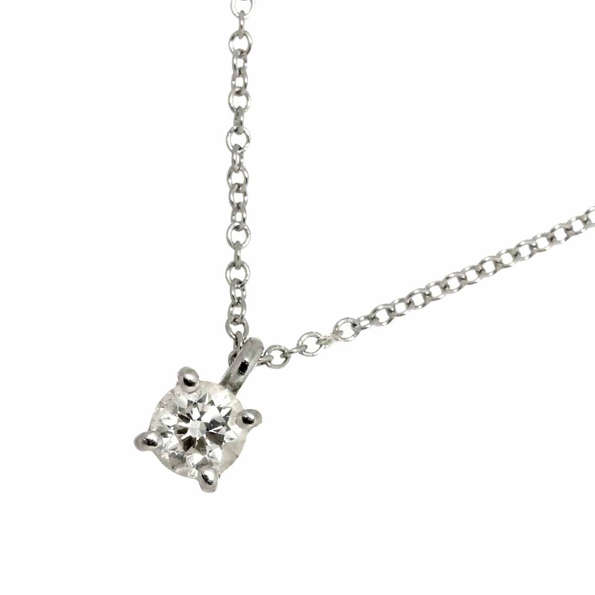 Diamond 0.23ct H/VVS1/EX Necklace Platinum