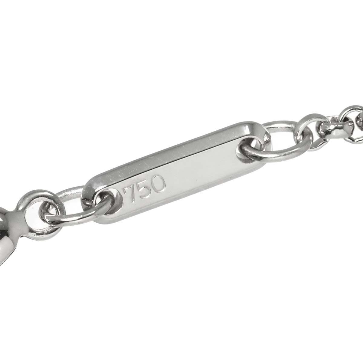 Happy Diamond clown Necklace 18K WG 750