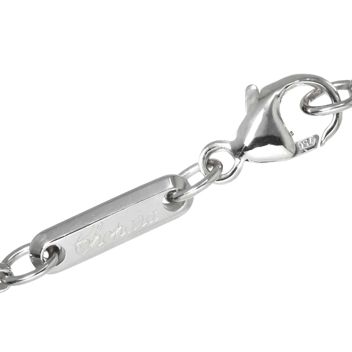 Happy Diamond clown Necklace 18K WG 750