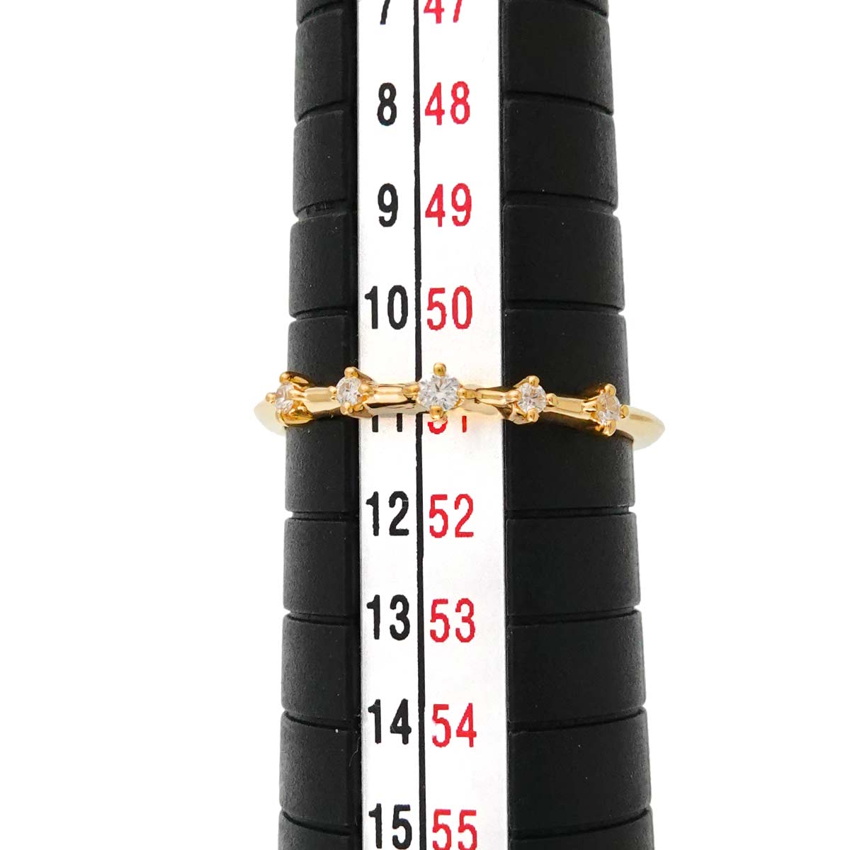 Diamond 0.06ct Ring 18K YG 750 Size5.5-5.75(US)