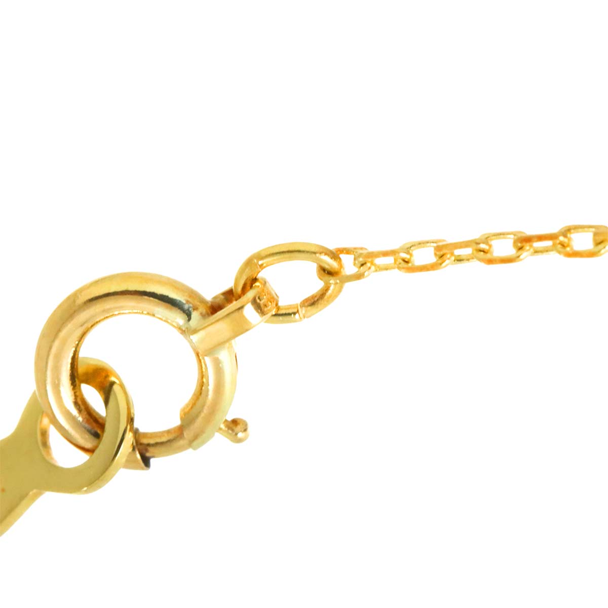 Akoya Pearl 7.3mm Diamond Necklace 18K Yellow Gold 750