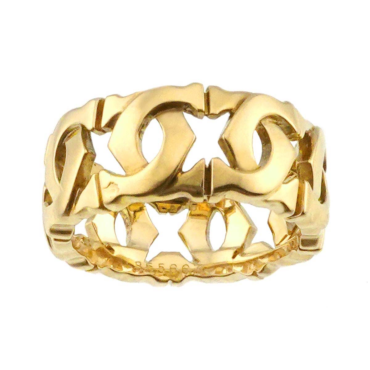 Ring 18K Yellow Gold 750 size49 4.5-4.75(US)