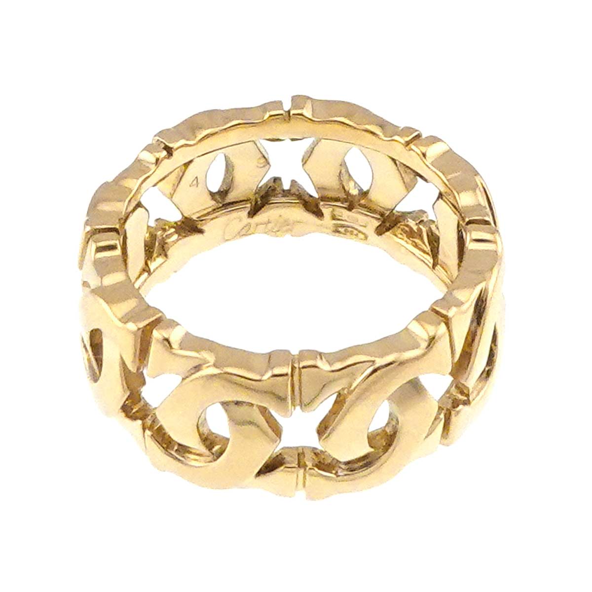 Ring 18K Yellow Gold 750 size49 4.5-4.75(US)