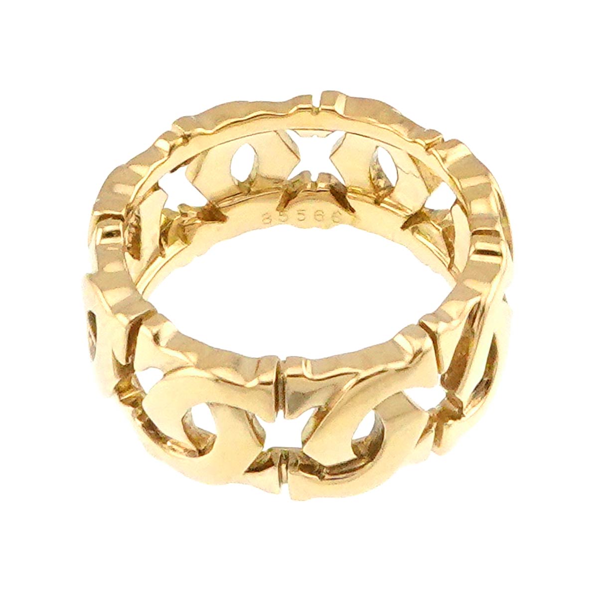 Ring 18K Yellow Gold 750 size49 4.5-4.75(US)