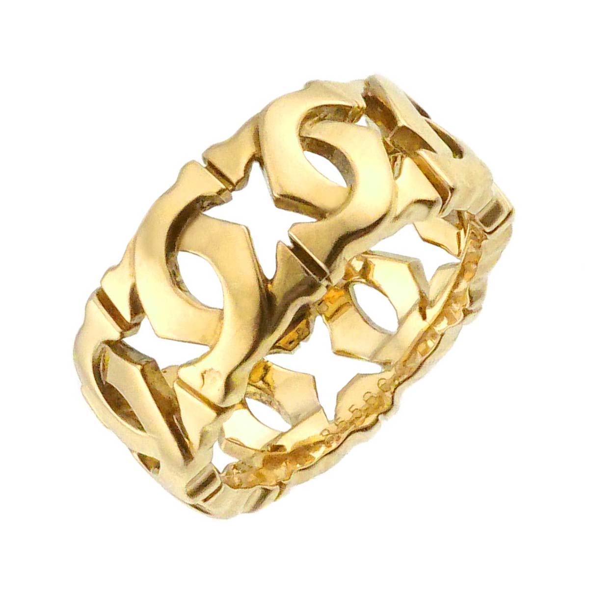 Ring 18K Yellow Gold 750 size49 4.5-4.75(US)