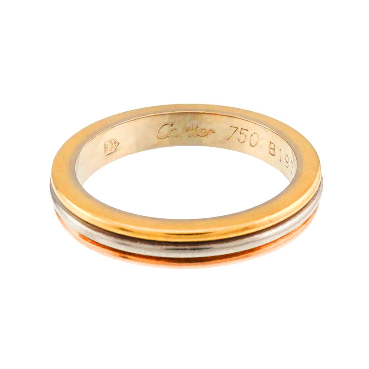 VENDOME Ring 18K YG WG PG 750 Size46 3.75(US)