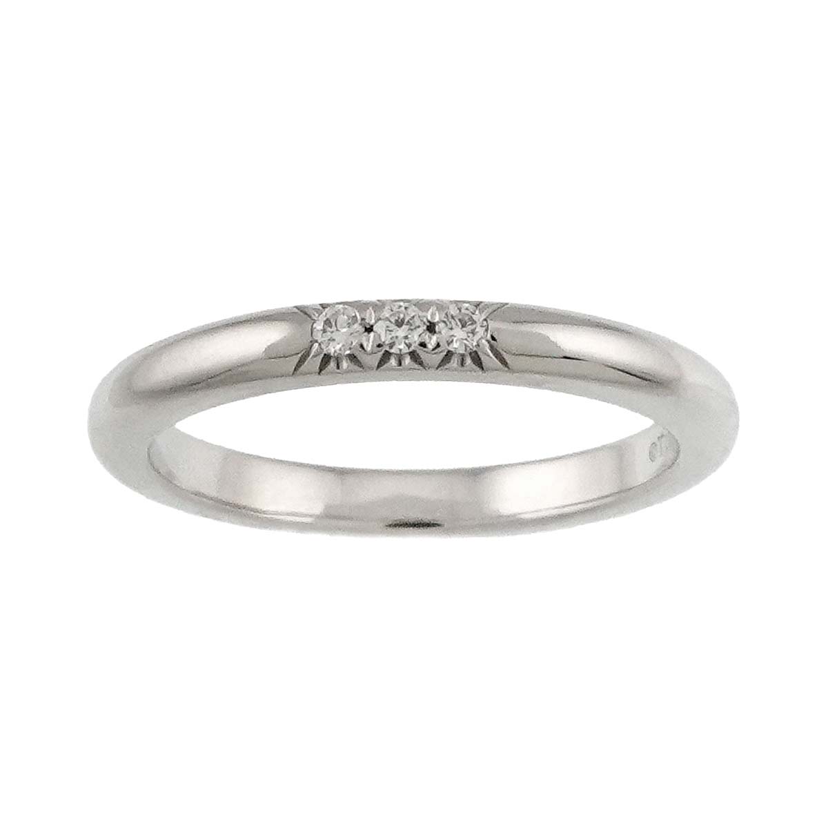 Forever Band Diamond Ring Platinum size3.25(US)