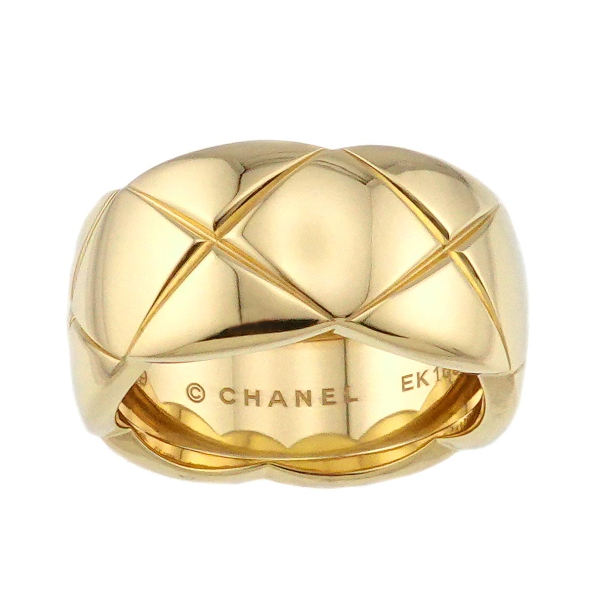 CHANEL Coco Crush Ring 18K Yellow Gold 750 Size59 8.75(US)