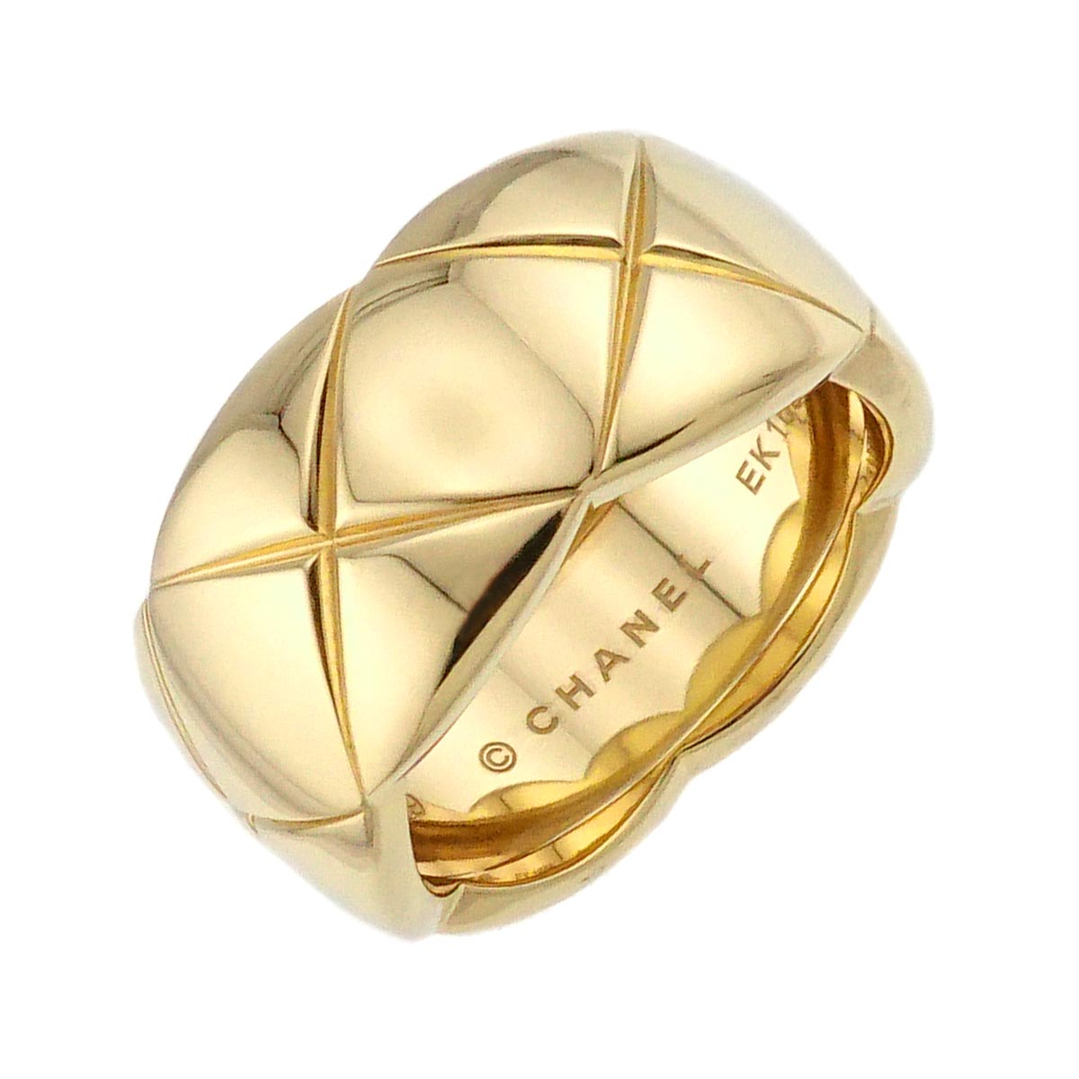 CHANEL Coco Crush Ring 18K Yellow Gold 750 Size59 8.75(US)