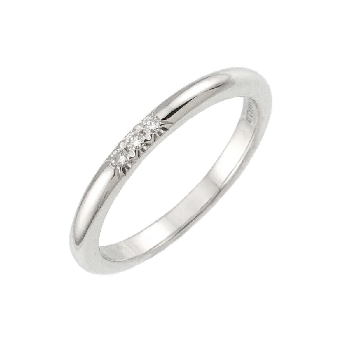 Forever Band Diamond Ring Platinum size4.5(US)