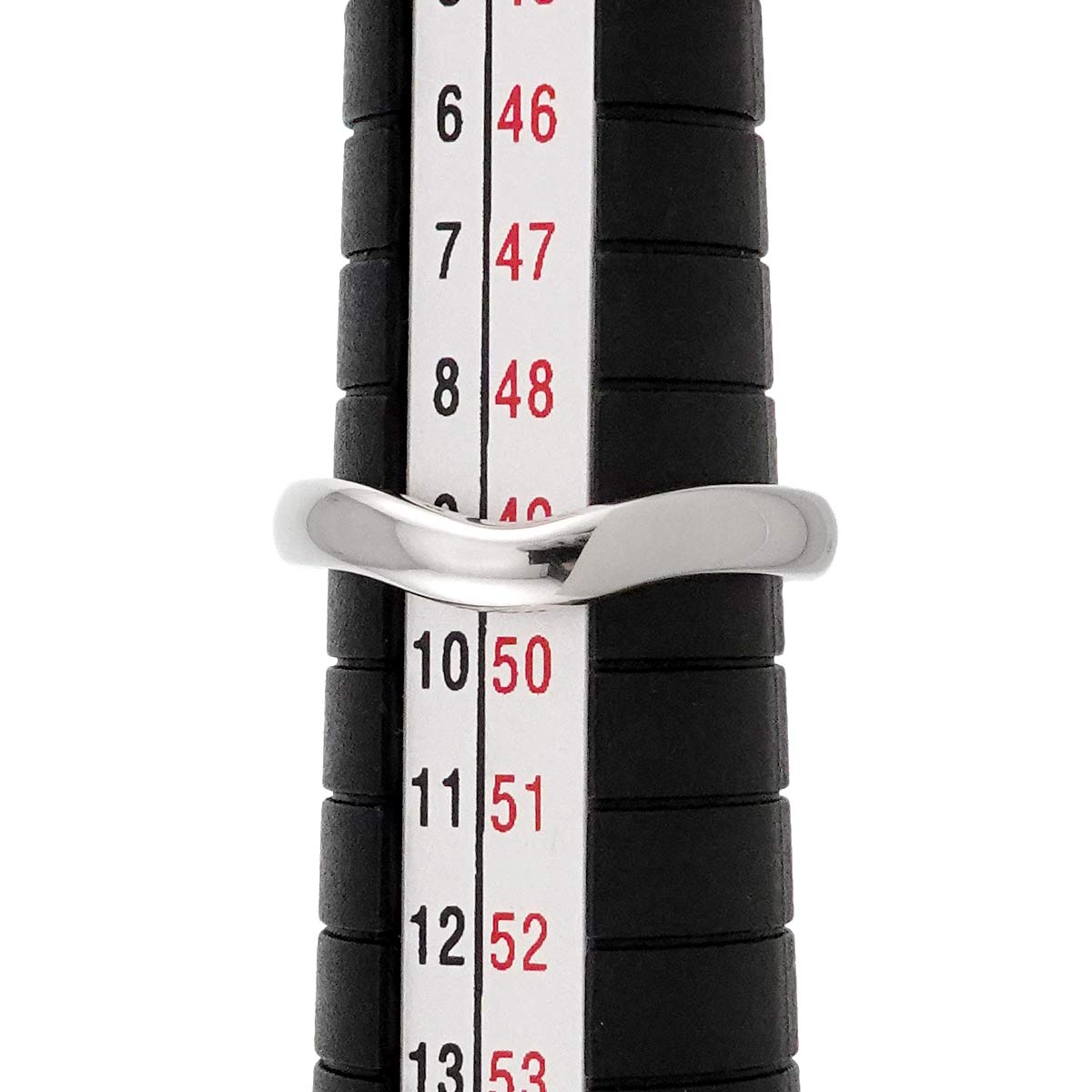 Wide Curved Band Ring Pt Platinum size4.75-5(US)