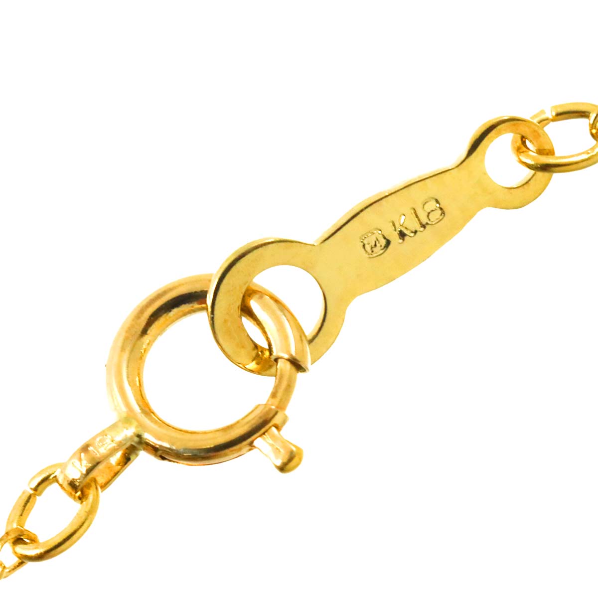 Akoya Pearl 7.4mm Diamond Necklace 18K Yellow Gold 750