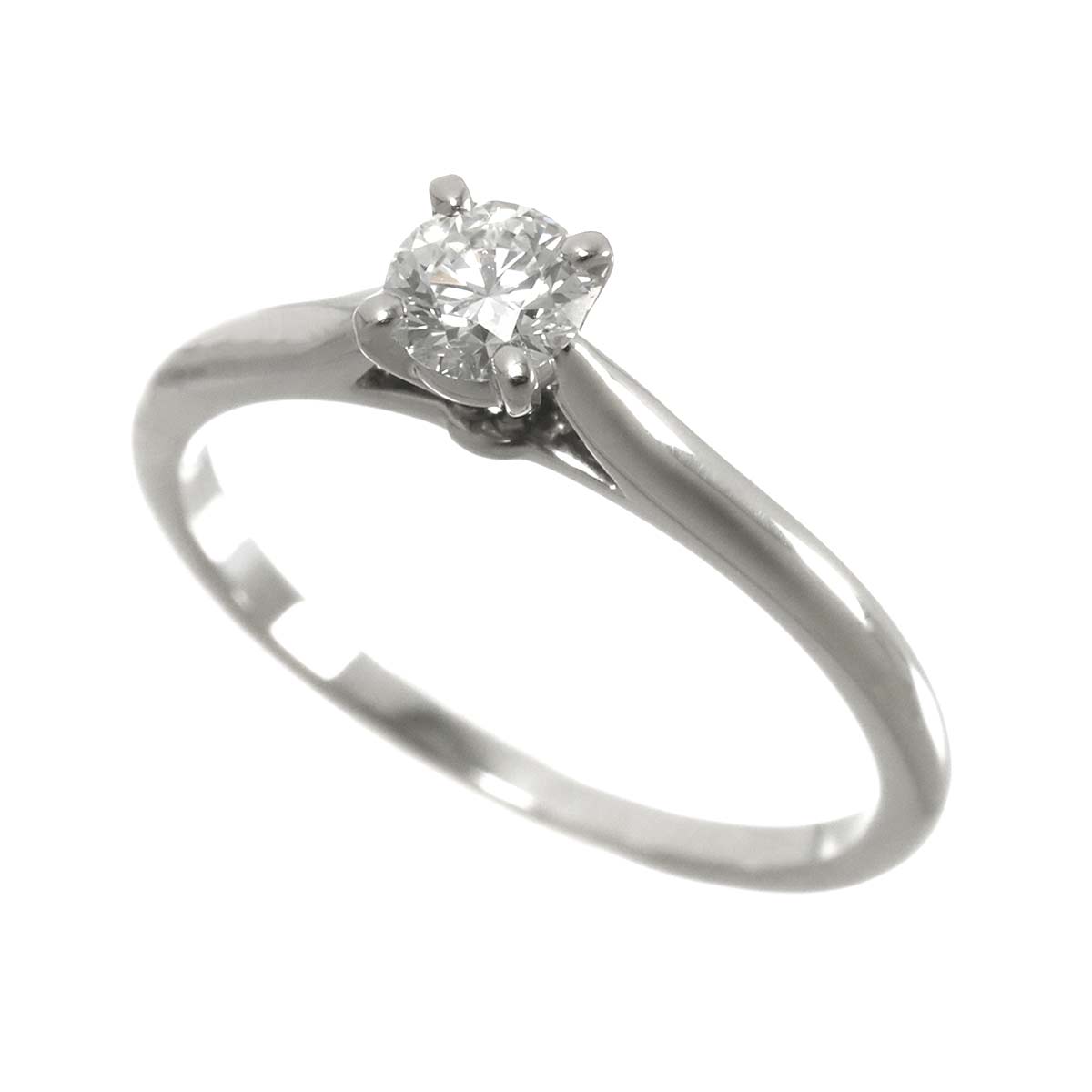 Diamond 0.24ct D/VVS2/3EX Ring Pt Size48 4.5(US)