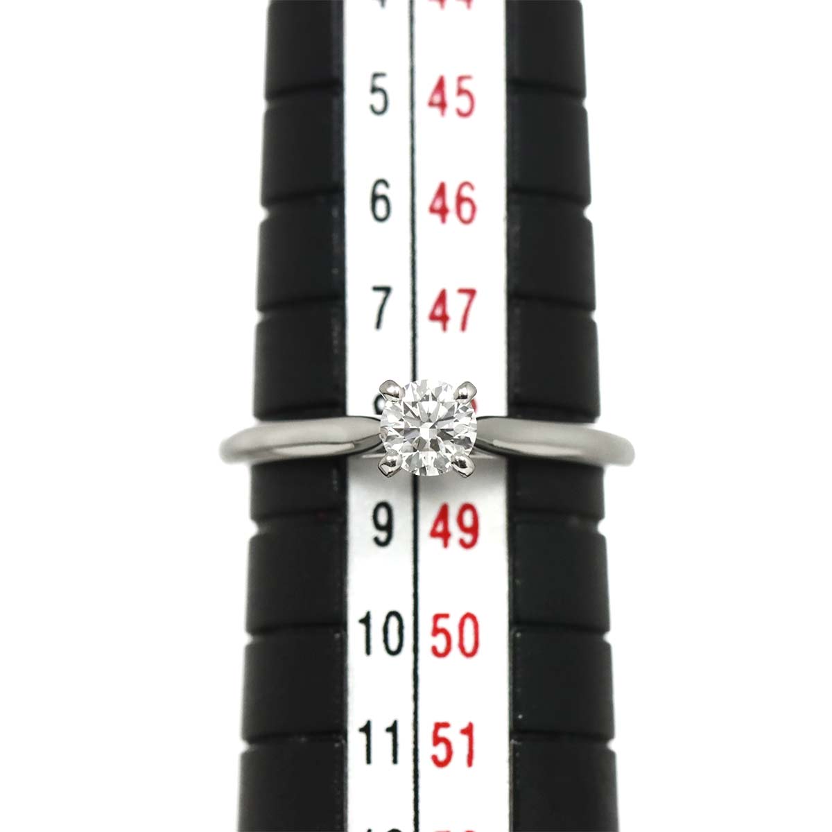 Diamond 0.24ct D/VVS2/3EX Ring Pt Size48 4.5(US)