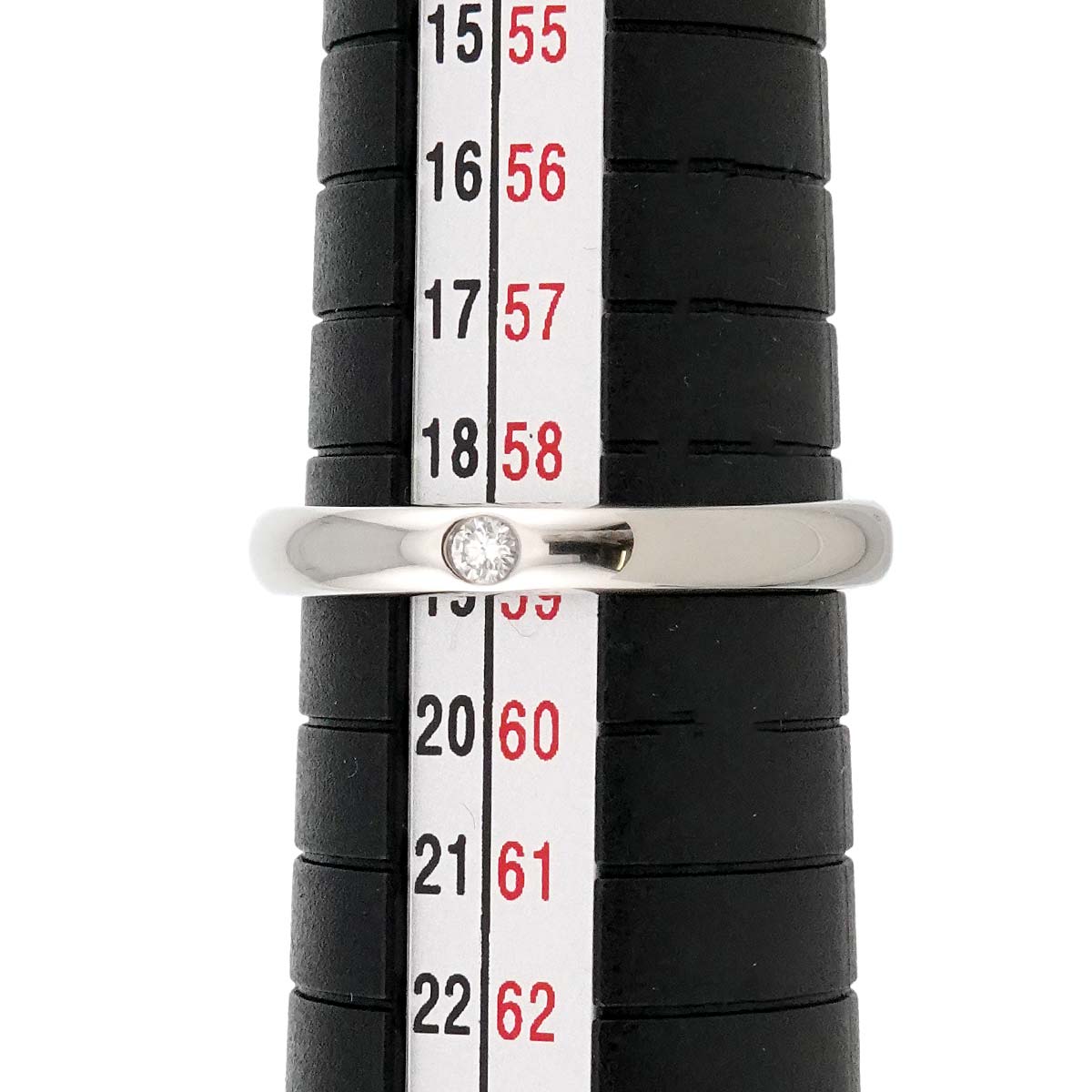 Diamond Ring Pt Platinum size8.25-8.75(US)