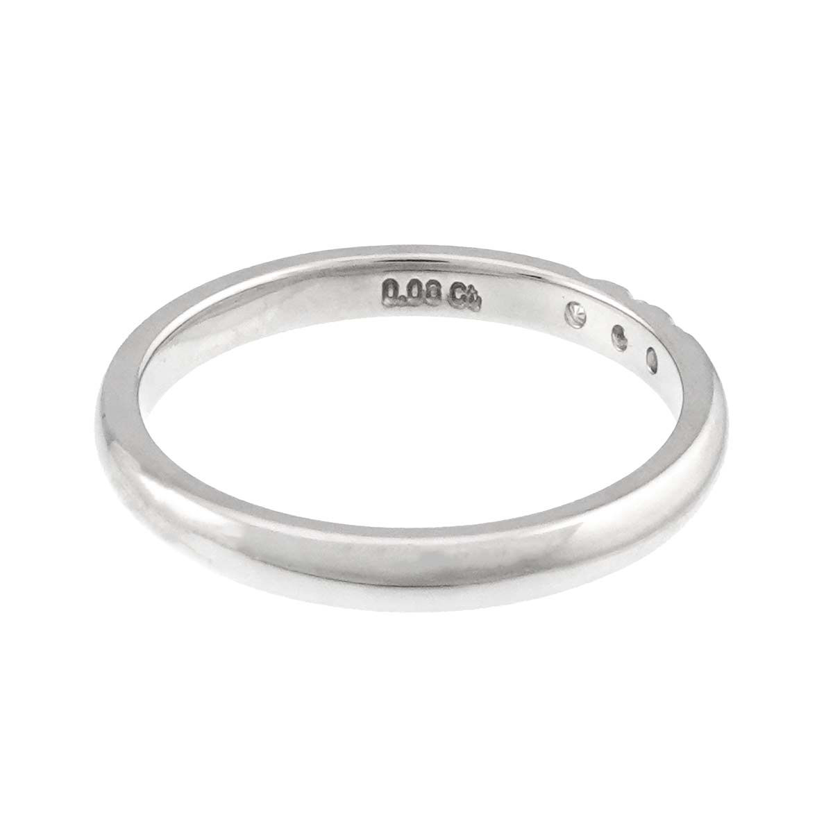 Diamond 0.06ct Ring Platinum Size5.25(US)