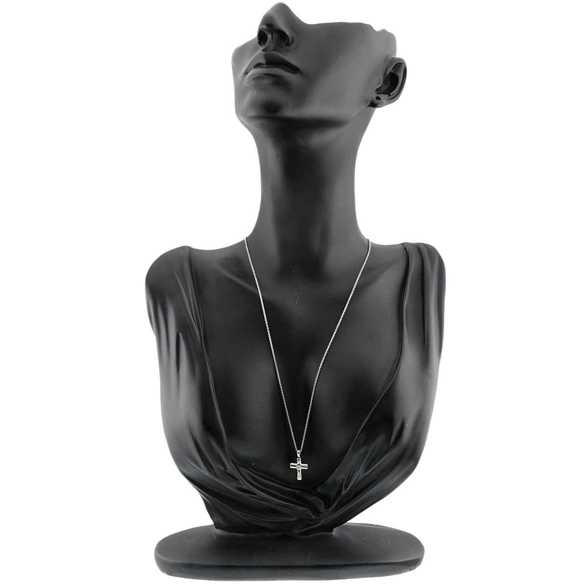 Latin Cross Diamond 1P Necklace Pt Platinum