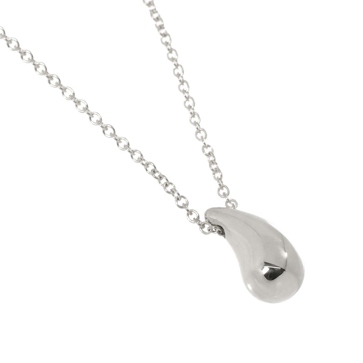 Teardrop Necklace Platinum