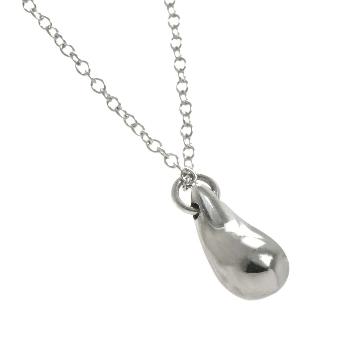 Teardrop Necklace Platinum