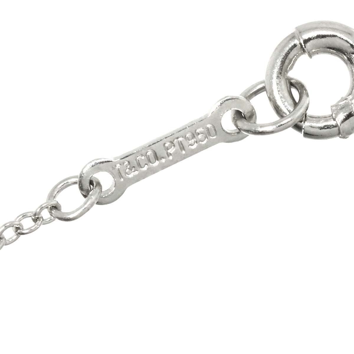 Teardrop Necklace Platinum