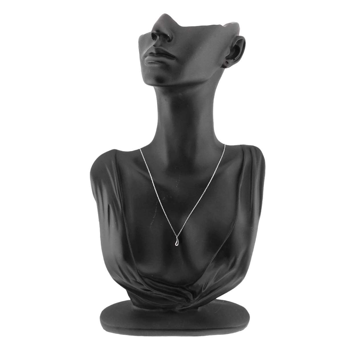 Teardrop Necklace Platinum