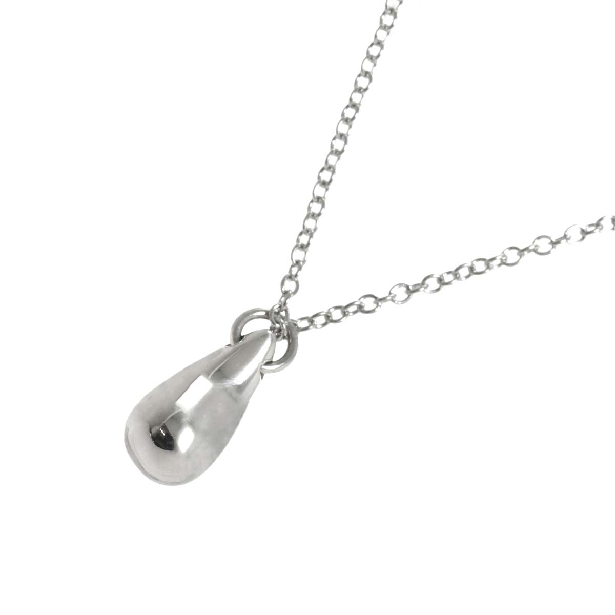 Teardrop Necklace Platinum
