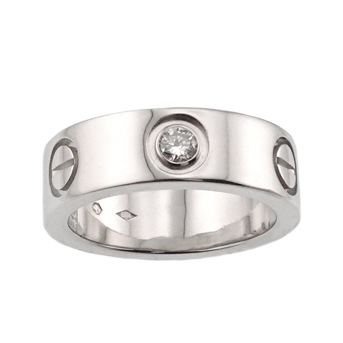 Love Ring Diamond 1P Platinum size46 3.75(US)