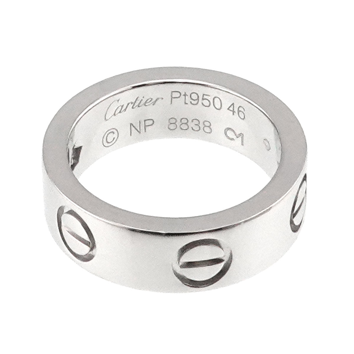 Love Ring Diamond 1P Platinum size46 3.75(US)