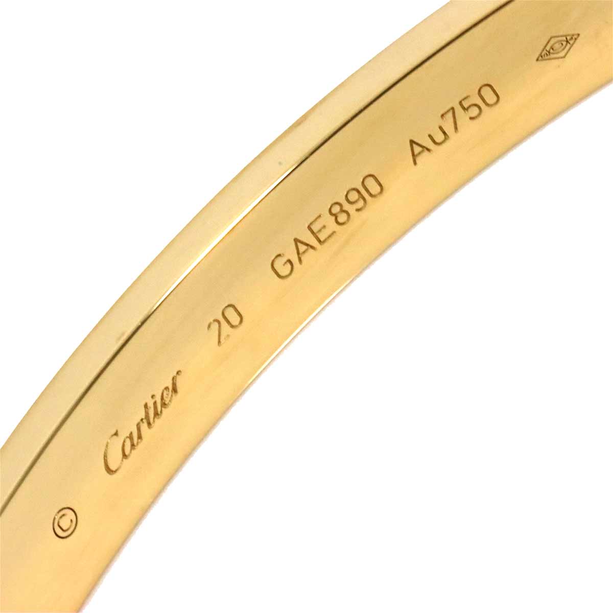 Love Bracelet 18K Yellow Gold 750 Size20