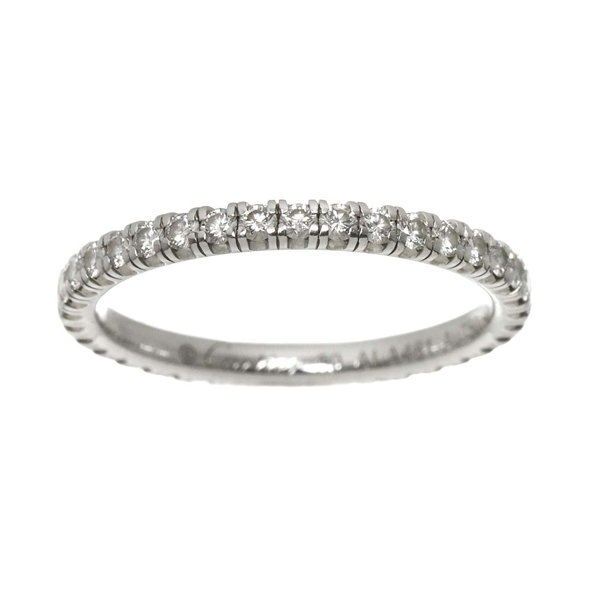 ETINCELLE Full Diamond Ring 18K WG 750 size50 5.25(US)