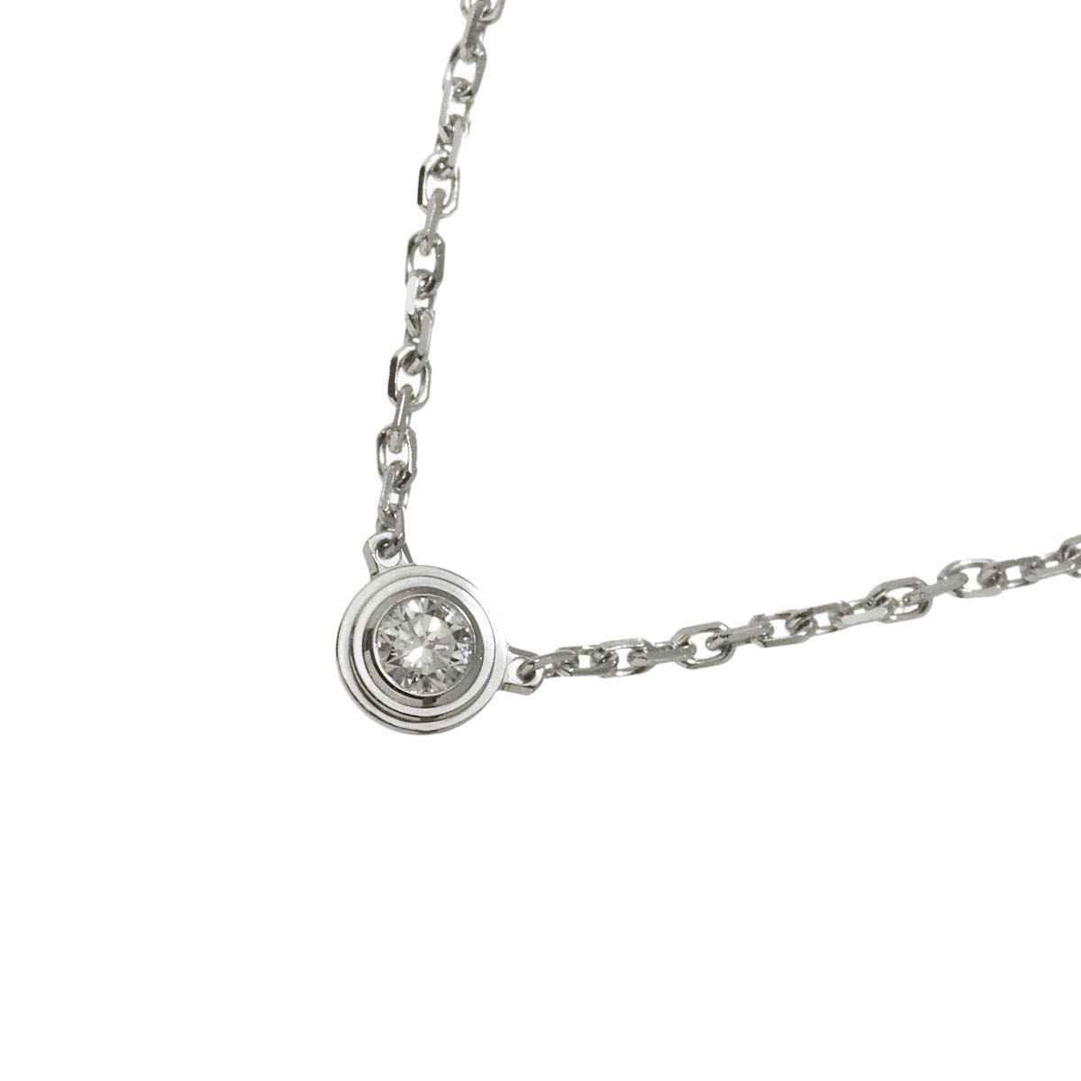 d Amour XS Necklace Diamond Necklace 18K WG 750