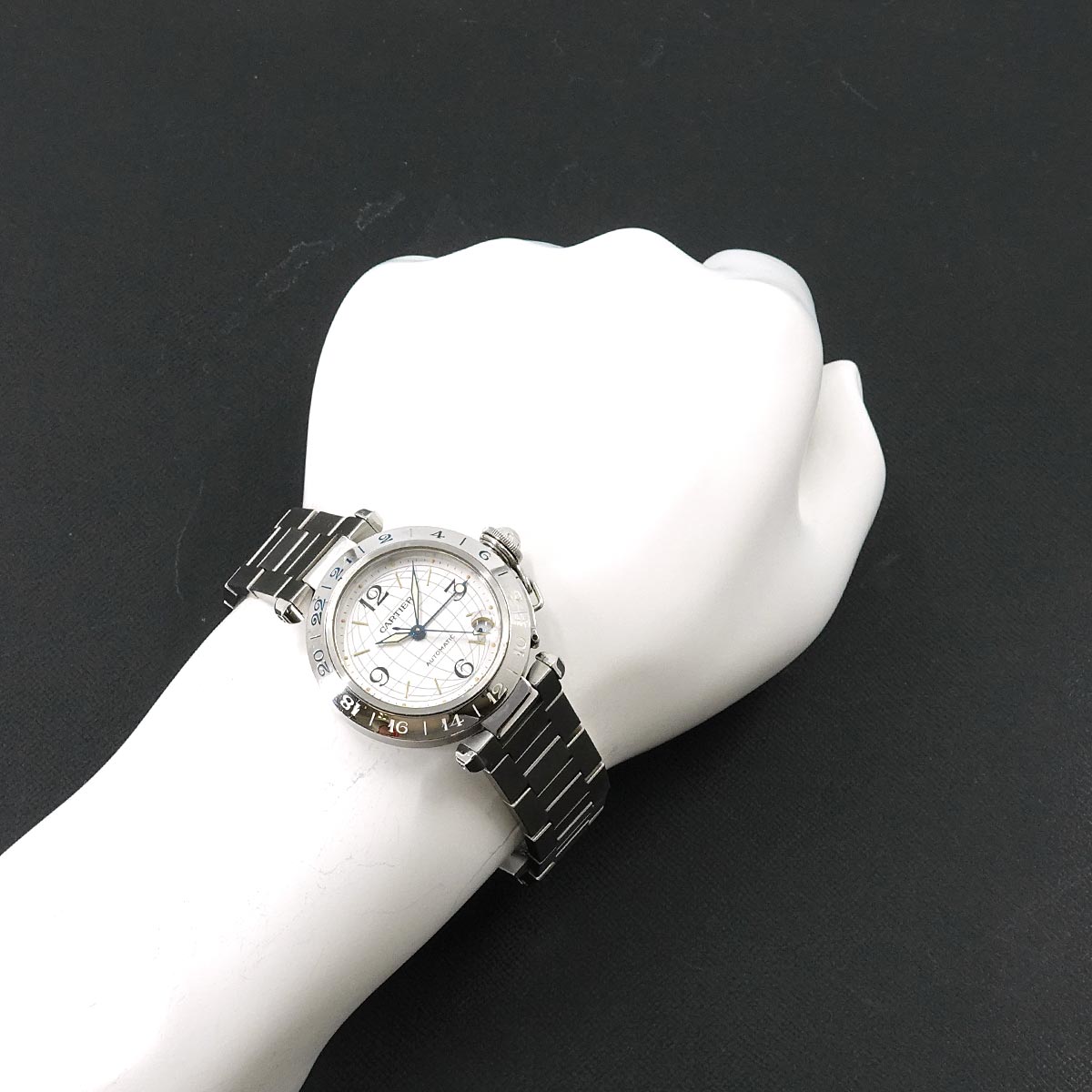 PashaC Meridian GMT W31029M7 Automatic Silver Dial Boys