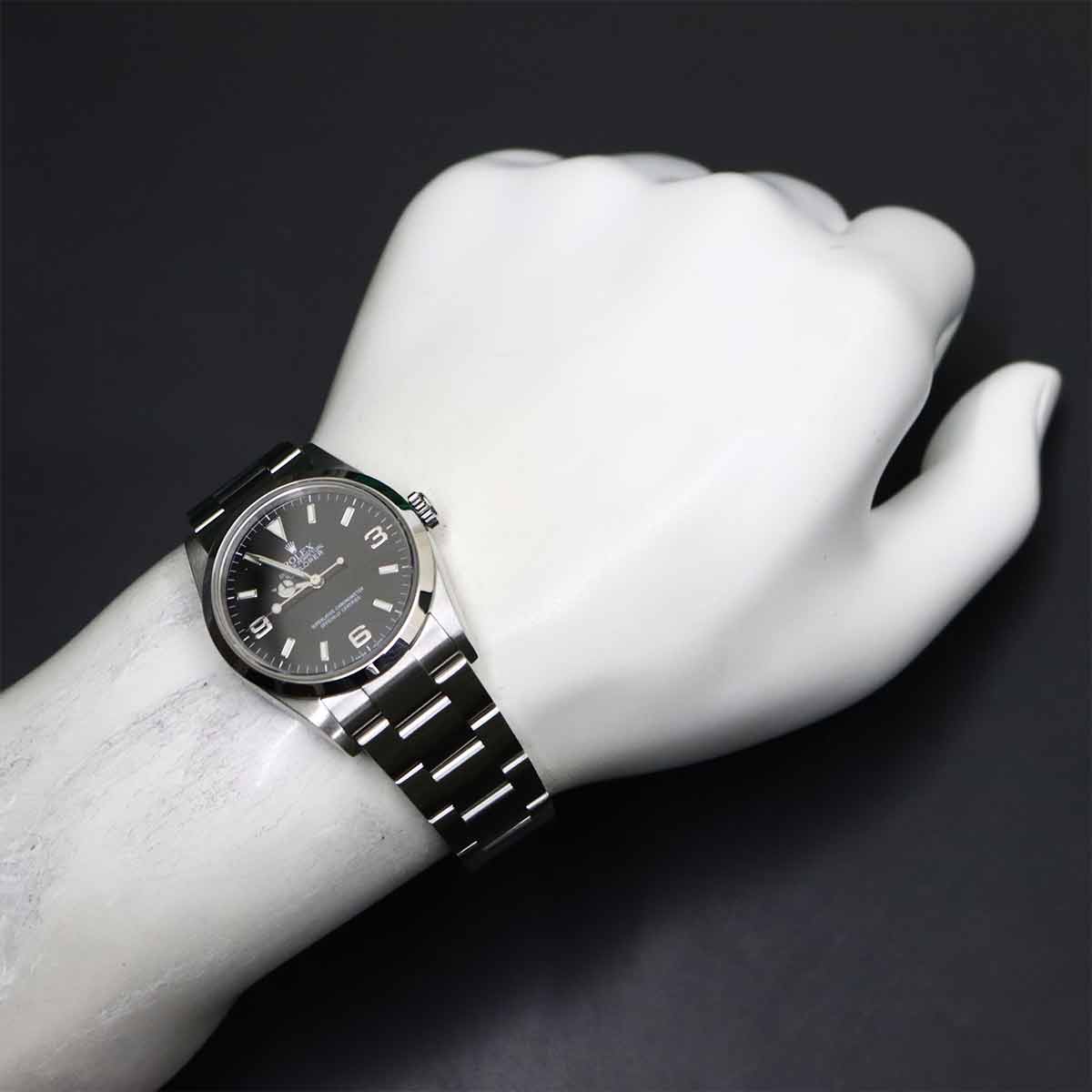 Explorer 1 114270 Serial K Automatic Black Dial Mens Watch