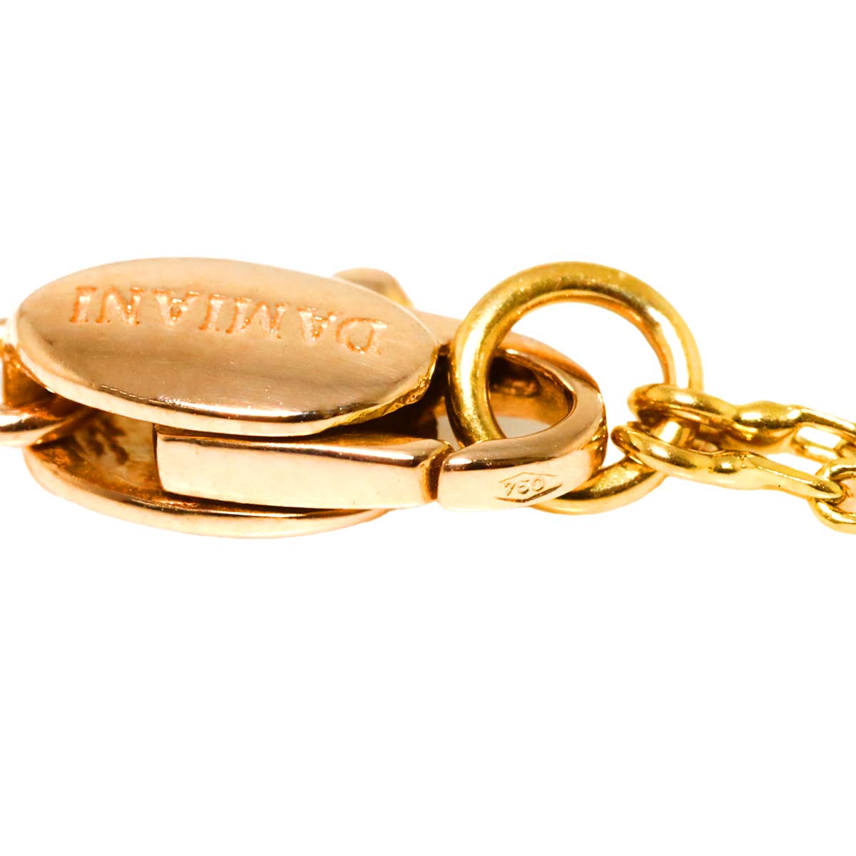 Cross Diamond Necklace K18 PG 750