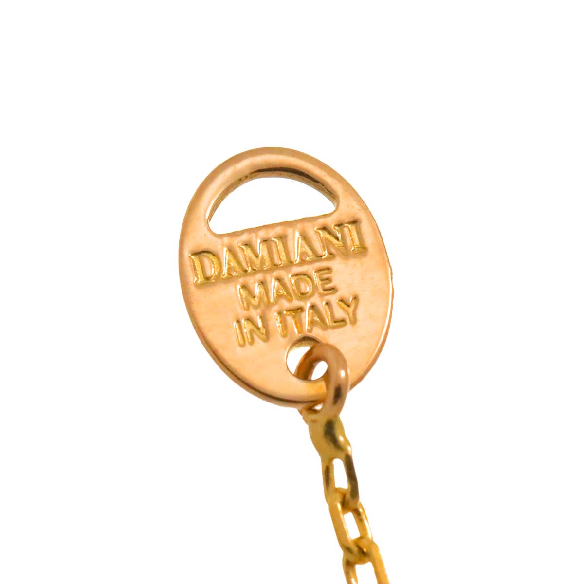 Cross Diamond Necklace K18 PG 750